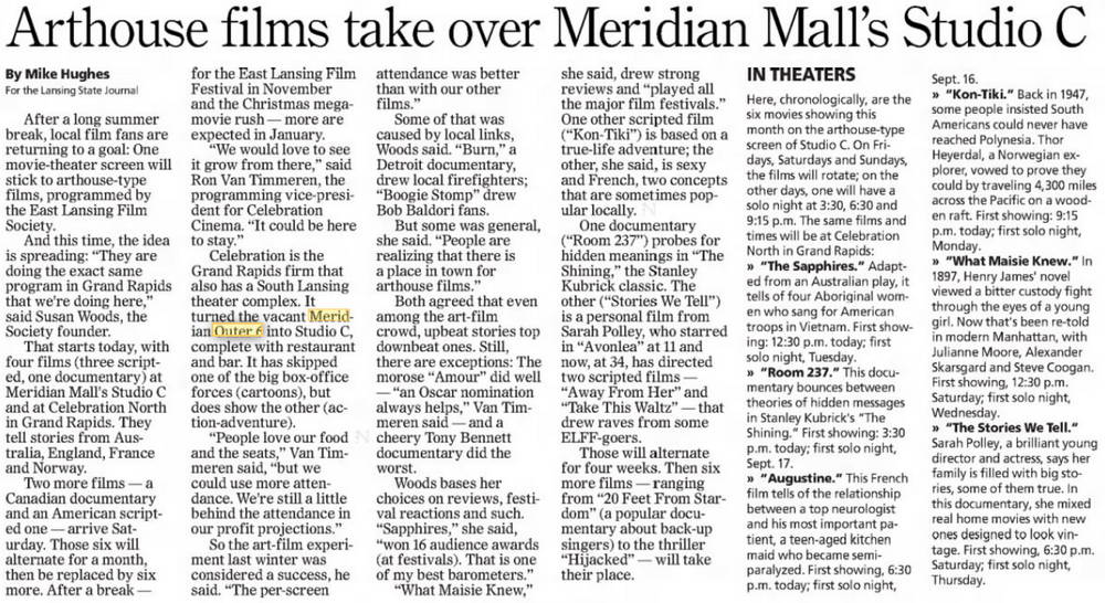 Meridian Outer 6 (Studio C) - 2013 Article On Studio C (newer photo)